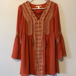 Orange dress from Francesca’s